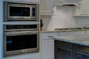 Double oven in a kitchen