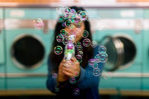 soap bubbles