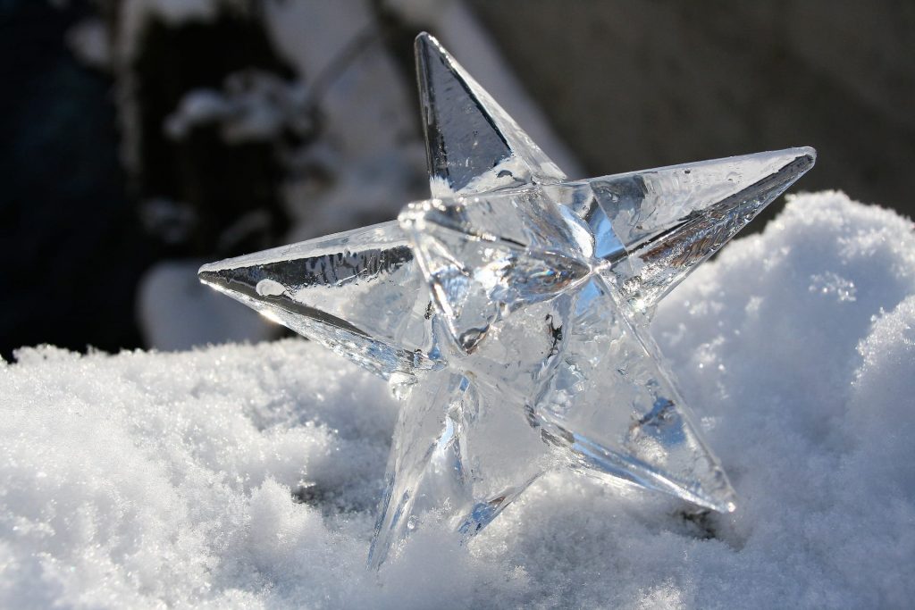 star made of ice