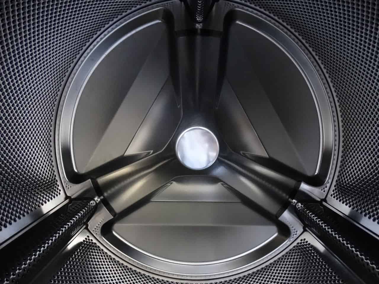 inside a washing machine drum